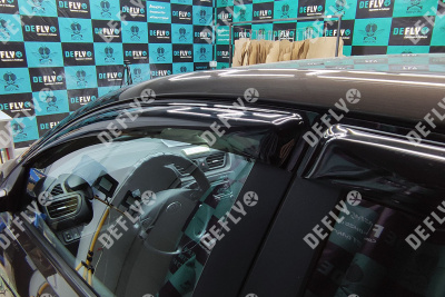 Дефлекторы окон Kia Rio (QB), 2012-2017, хэтчбек 