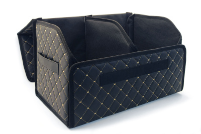 Органайзер для авто 50*29*29 черный/бежевая отстрочка