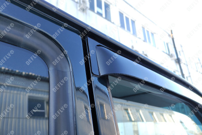 Дефлекторы окон Lada Niva 4x4 (2121), 1977-2021, 3 двери, комплект 2 шт.