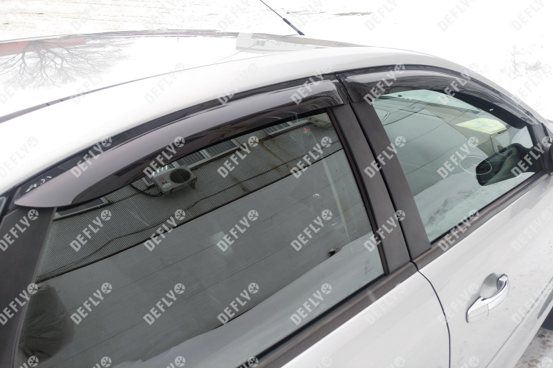 Дефлекторы окон Ford Focus 2, 2004-2011, седан