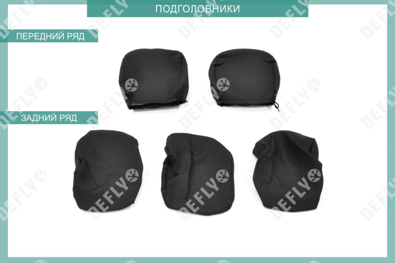 Чехлы на сиденья Lada XRAY, 2015-2022, задний ряд 60/40, жаккард 