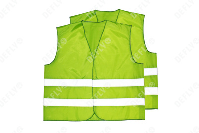 Светоотражающий жилет водителя, марка DEFLY, салатовый, 2 шт