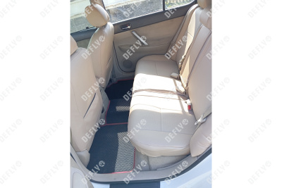 Чехлы на сиденья Toyota Premio (T240), 2001-2007, экокожа бежевая