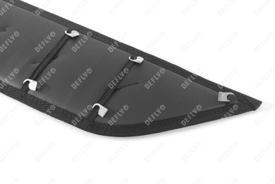 Утеплитель радиатора для Toyota Tank, 2016-2020, с парктроником, экокожа черная 