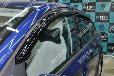 Дефлекторы окон Volkswagen Polo, 2010-2020, седан