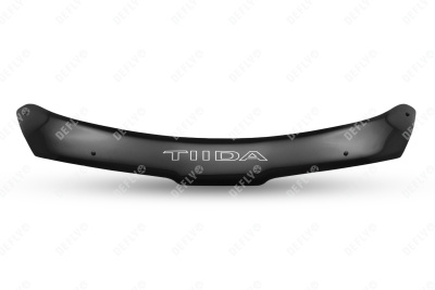 Дефлектор капота Nissan Tiida, Latio (C11) 2004-2012, правый руль