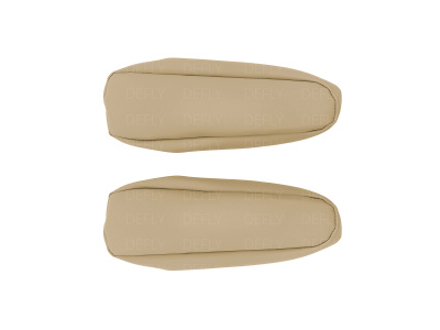 Чехлы на подлокотники переднего ряда Lexus RX300 (XU10), 2000-2003, экокожа бежевая, 2 шт