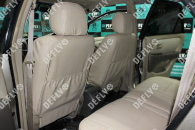 Чехлы на сиденья Lexus RX300 (XU10), 1998-2001, США, экокожа бежевая