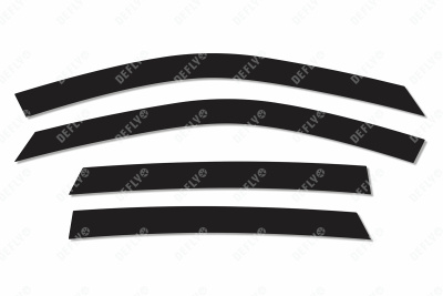 Дефлекторы окон 2D Haval Jolion, 2020-н.в., комплект 4 шт.