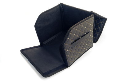 Органайзер для авто 35*29*29 черный/бежевая отстрочка