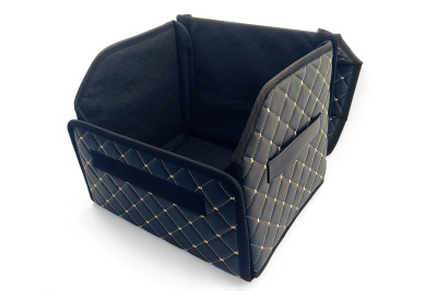 Органайзер для авто 35*29*29 черный/бежевая отстрочка