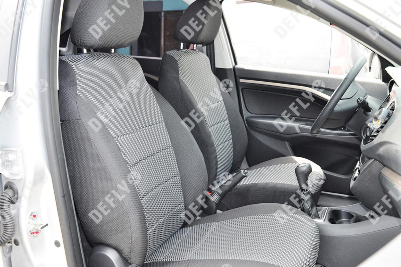 Чехлы на сиденья Lada Vesta, 2015-н.в., седан, задний ряд 60/40, жаккард 