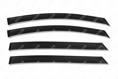 Дефлекторы окон Toyota Prius (ZVW50), 2018-2023, рестайлинг