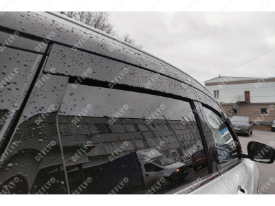Дефлекторы окон 2D Geely Coolray, 2018-н.в., комплект 4 шт.