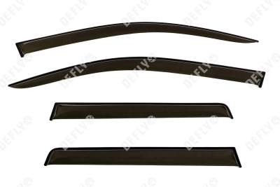 Дефлекторы окон Mitsubishi Outlander (CU0W), 2002-2007