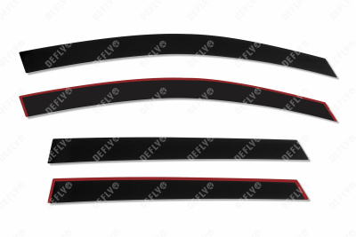 Дефлекторы окон 2D Geely Coolray, 2018-н.в., комплект 4 шт.