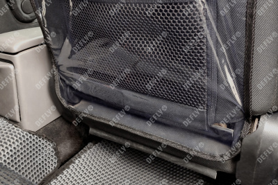 Защитная накидка на спинку переднего кресла автомобиля, прозрачная 