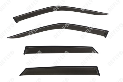 Дефлекторы окон Lada Priora, 2007-2018, седан