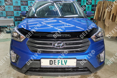 Дефлектор капота Hyundai Creta (GS), 2015-2021