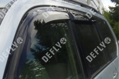 Дефлекторы окон Toyota Land Cruiser Prado (J120), 2002-2009, 5 дверей