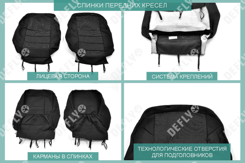 Чехлы на сиденья Nissan Terrano, 2017-2022, Elegance, Elegance Plus, жаккард