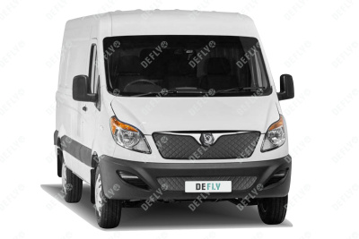 Утеплитель радиатора для Sollers Atlant 2022-н.в., экокожа черная 