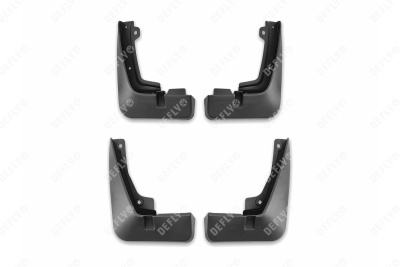 Брызговики Defly, для Renault Captur (JB, JE), 2019-н.в., комплект 4 шт.