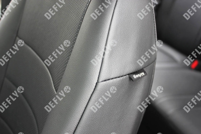 Чехлы на сиденья Hyundai Creta (GS), 2015-2021, экокожа черная