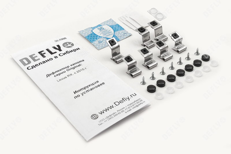 Дефлектор капота Original Lexus RX350 (AL20), 2015-2022