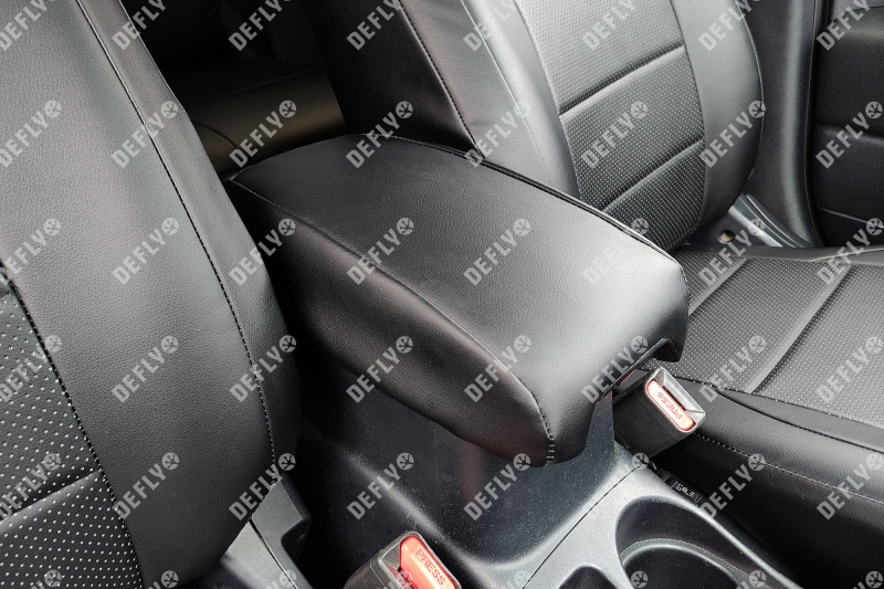 Чехлы на сиденья Mitsubishi Outlander, 2005-2012, экокожа черная