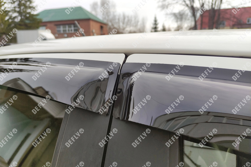 Дефлекторы окон Toyota Vitz/Yaris (XP130), 2010-2020, 5 дверей