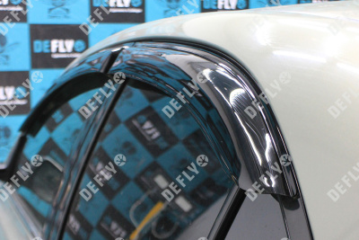 Дефлекторы окон Toyota Avensis (T250), 2003-2010, седан 