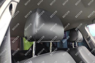 Чехлы на сиденья Opel Astra (H), 2004-2011, седан, хэтчбек, без подлокотника, экокожа черная