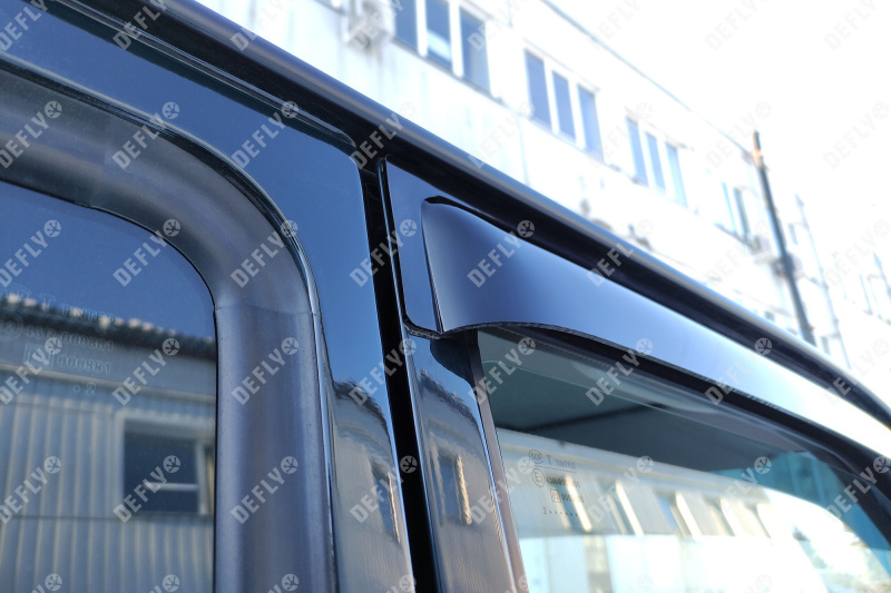 Дефлекторы окон Лада Нива 4x4 (2121), 1977-н.в., 3 двери, комплект 2 шт.