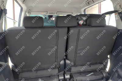 Чехлы на сиденья Toyota Sienta (XP170), 2015-2022, спинка 2 ряда 50/50, без подлокотника, 5 мест, жаккард