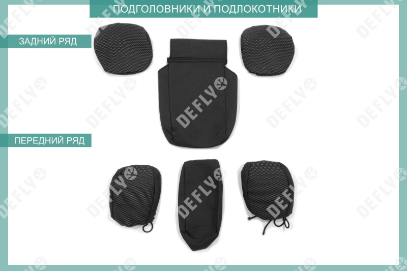 Чехлы на сиденья Hyundai Creta (SU2), 2020-2022, жаккард 