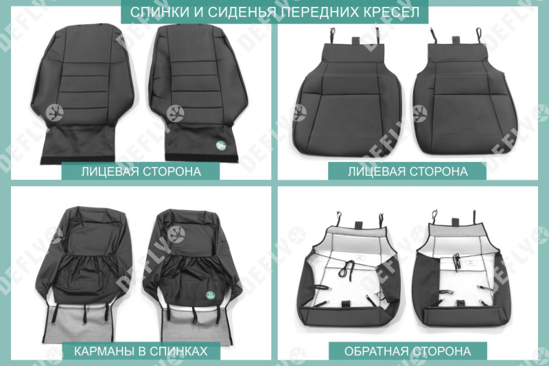 Чехлы на сиденья Toyota Corolla Axio (E160), 2012-н.в., экокожа черная