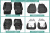 Чехлы на сиденья Toyota Land Cruiser Prado (J120), 2002-2009, левый руль, экокожа черная Чехлы на сиденья Toyota Land Cruiser Prado (J120), 2002-2009, левый руль, экокожа черная