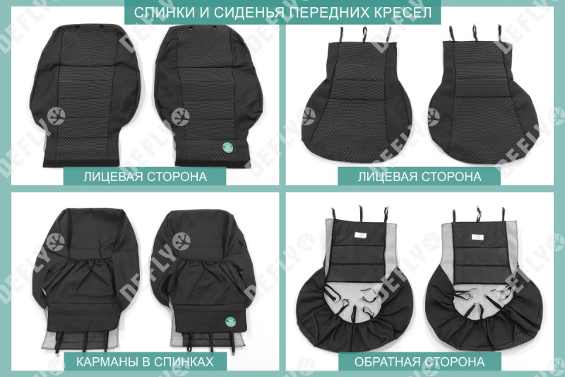 Чехлы на сиденья Nissan Qashqai (J11), 2013-2022, жаккард