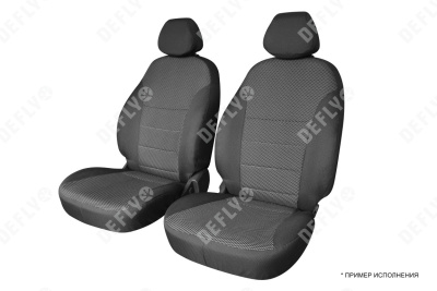 Чехлы на сиденья Renault Duster (HS), 2015-2021, Expression, Privilege, передний ряд, жаккард 