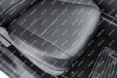 Чехлы на сиденья Haval Jolion, 2020-н.в., экокожа черная