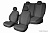 Чехлы на сиденья Volkswagen Jetta (A6), 2010-2019, без подлокотника второго ряда, жаккард