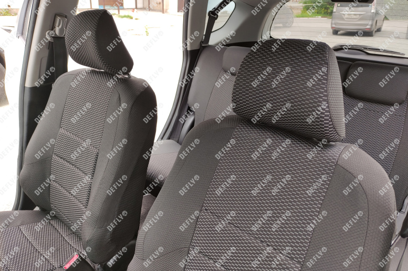 Чехлы на сиденья Honda Fit (GE, GP), 2007-2013, жаккард