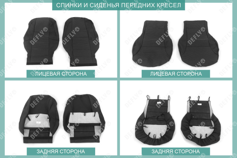 Чехлы на сиденья Honda Fit (GE, GP), 2007-2013, жаккард