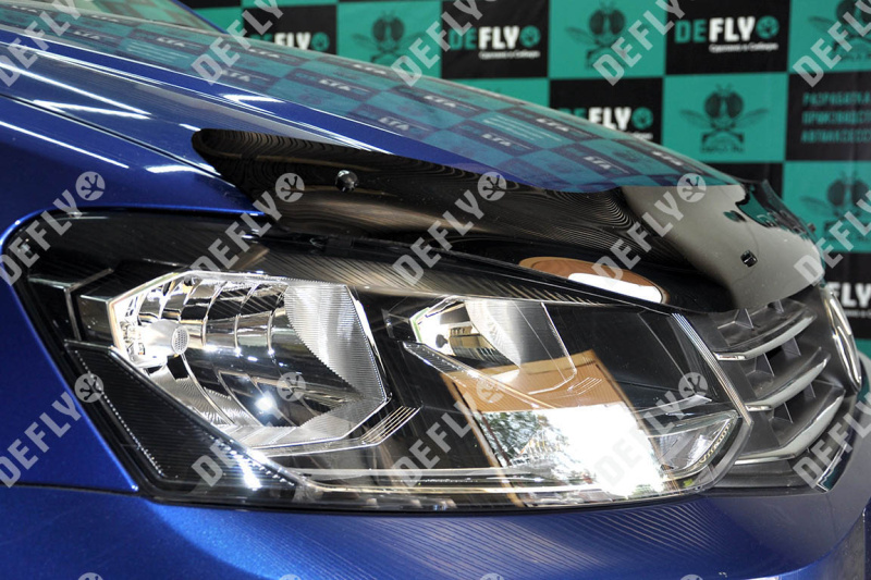 Дефлектор капота Volkswagen Polo, 2015-2020