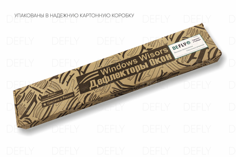 Дефлекторы окон BigSize УАЗ Профи, 2017-н.в., комплект 2 шт.