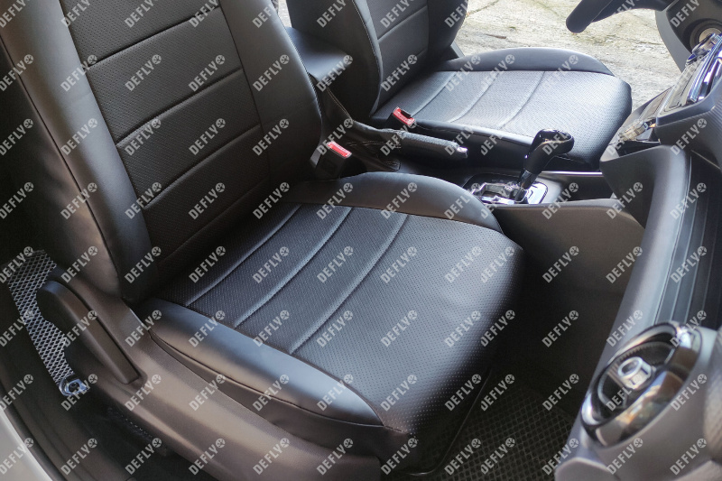 Чехлы на сиденья Changan Alsvin, 2018-н.в., экокожа черная