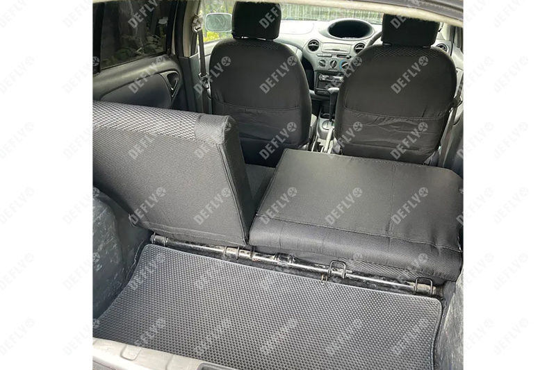 Чехлы на сиденья Toyota Vitz (XP10), 1999-2005, задний ряд 60/40, жаккард