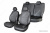 Чехлы на сиденья Toyota Vitz (XP130), 2010-2020, литой подголовник 1 ряда, экокожа черная