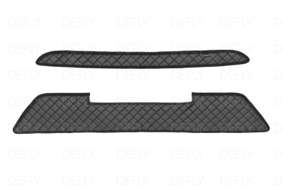 Утеплитель радиатора для Toyota RAV4 (XA40), 2015-2019, рестайлинг, экокожа черная